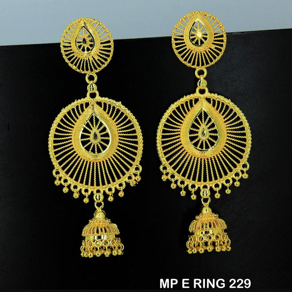 Mahavir Forming Gold Plated Dangler Earrings  - MP E Ring  229