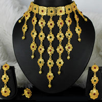 Mahavir Forming Gold Necklace Set  - MARTASHA Set 7016