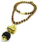 Martina Jewels Traditional Gold Plated Rudraksha Mala for Men