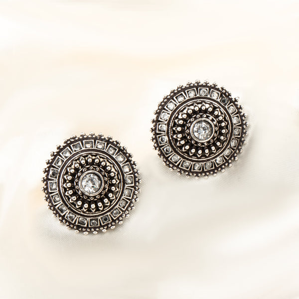 Nipura Mandala Stud Earrings