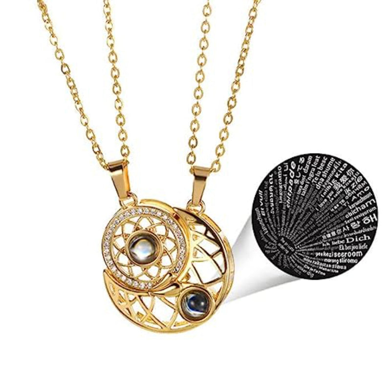 Salty My Moon and Sun Magnetic 2 Necklace