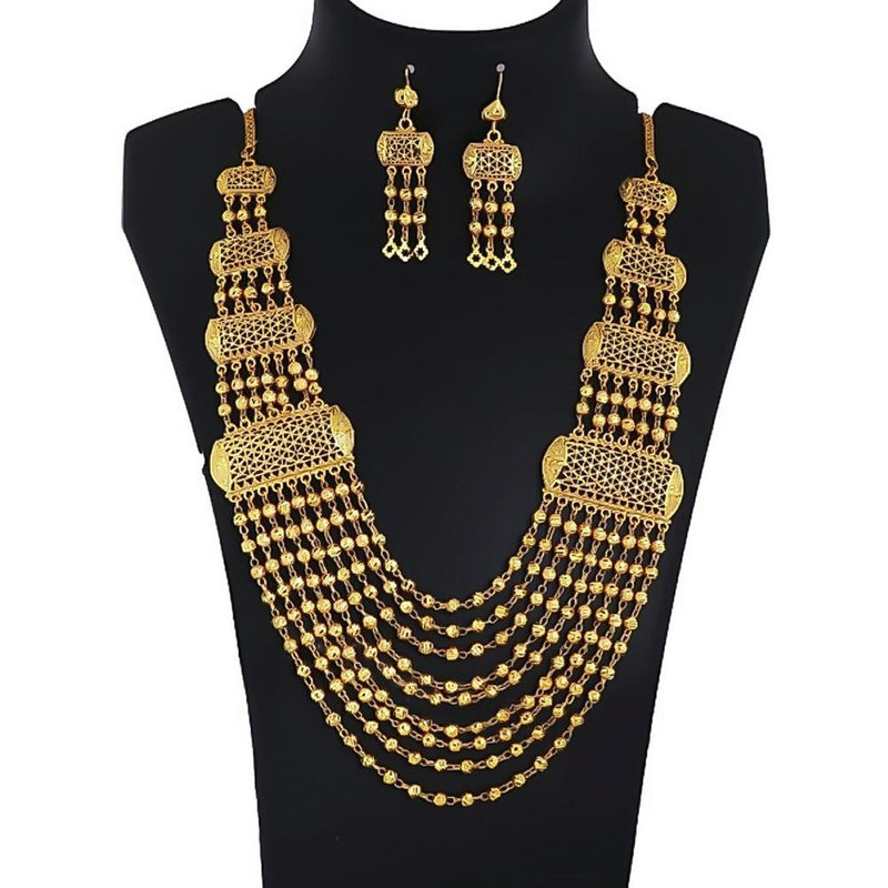 Martina Jewels Gold Plated Pack Of 6 Necklace Set - N-131
