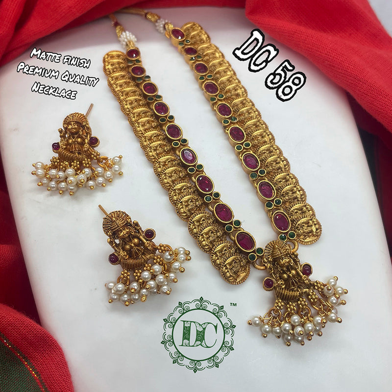 Diksha Collection Gold Plated Necklace Set