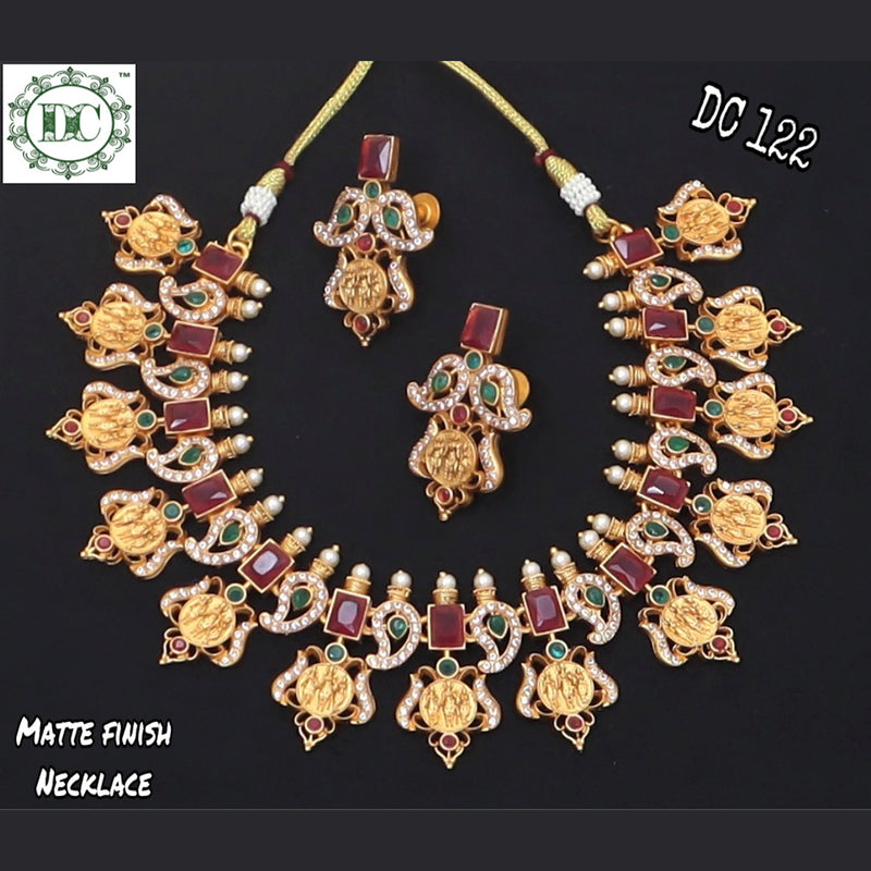 Diksha Collection Gold Plated Necklace Set