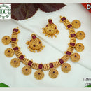 Diksha Collection Gold Plated Choker Necklace Set