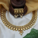 Diksha Collection Gold Plated Necklace Set