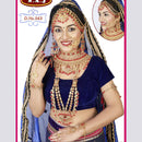 Neetu Art Gold Plated Red Stone And Kundan Bridal Jewellery Set for Women - NABridal37