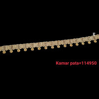 NAFJ Gold Plated Austrian Stone Chain Kamarband