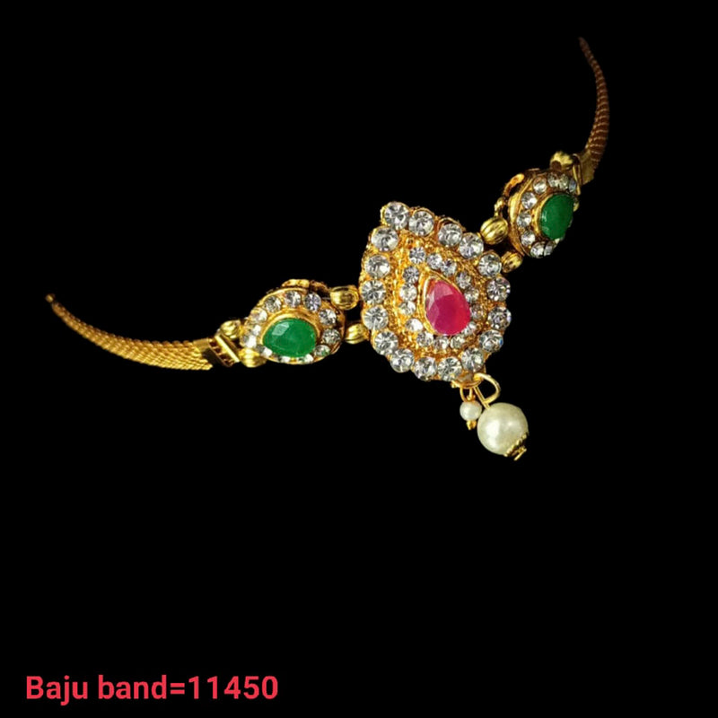 NAFJ Gold Plated Austrian Stone Bajuband