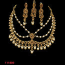 NAFJ Gold Plated Austrian Stone Choker Necklace Set
