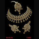 NAFJ Gold  Plated Austrian Stone Choker Necklace Set
