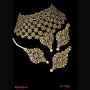 NAFJ Gold  Plated Austrian Stone Choker Necklace Set