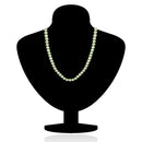 Mahi Rhodium Plated Pearl Pastel Green Necklace with Swarovski Elements For Women