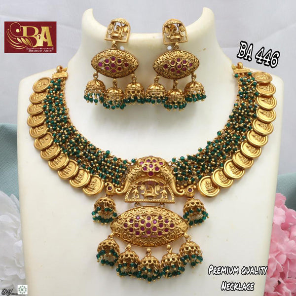 Bhargav Arts Gold Plated Necklace Set