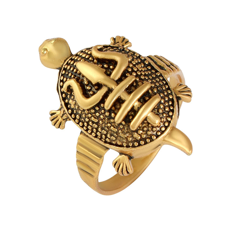 Tortoise ring for on sale men