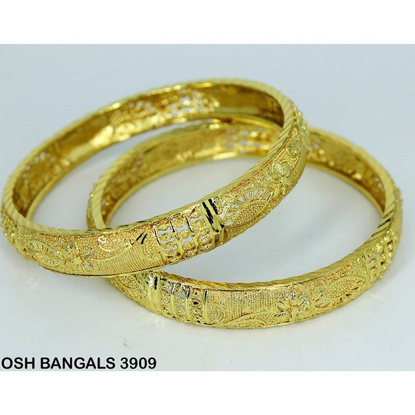Mahavir Forming Gold Plated Bangle Set - OSH BANGALS 3909