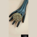Padmawati Bangles Gold Plated Austrian Stone Adjustable Finger Ring For Women  - PBACC287