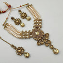 Padmawati Bangles Gold Plated Austrian StoneBeads Choker Necklace Set