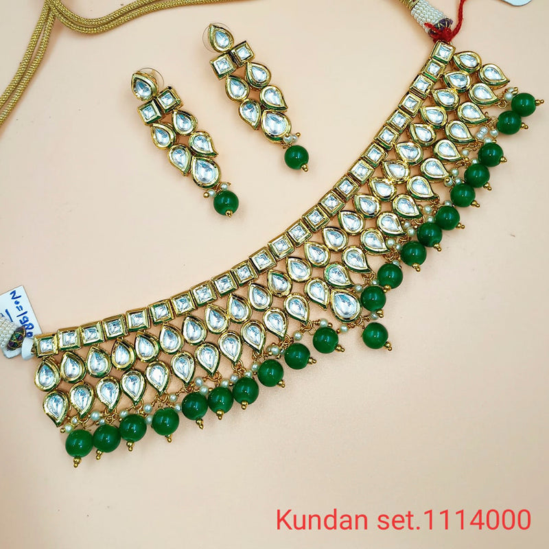 Padmawati Bangles Gold Plated Kundan Necklace Set - PBNECK181