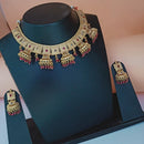 Padmawati Bangles Gold Plated Austrian Stone Choker Necklace Set