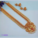 Padmawati Bangles Gold Plated Austrian Stone Long Necklace Set