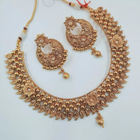 Padmawati Bangles Gold Plated Choker Necklace Set