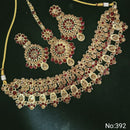 Padmawati Bangles Gold Plated Austrian Stone Choker Necklace Set