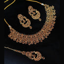 Padmawati Bangles Gold Plated Austrian Stone Necklace Set