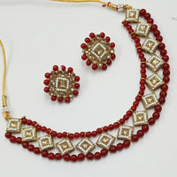 Padmawati Bangles Pearl & Kundan Gold Plated Necklace Set