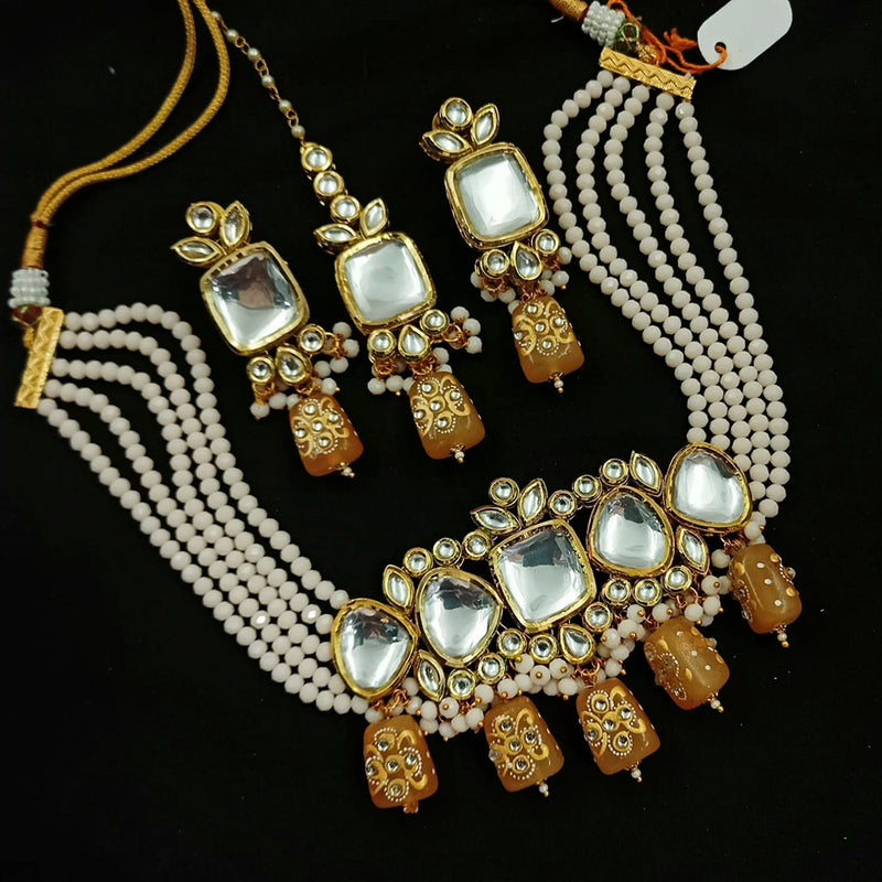 Padmawati Bangles Heavy Kundan Bollywood Style Bridal Necklace Set