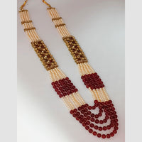 Padmawati Bangles Austrian Stone & Beads Gold Plated Necklace Set