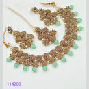 Padmawati Bangles Austrian Stone & Beads Copper Necklace Set