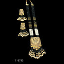 Padmawati Bangles Gold Plated Pota Kundan Stone & Pearl Haram  Necklace Set