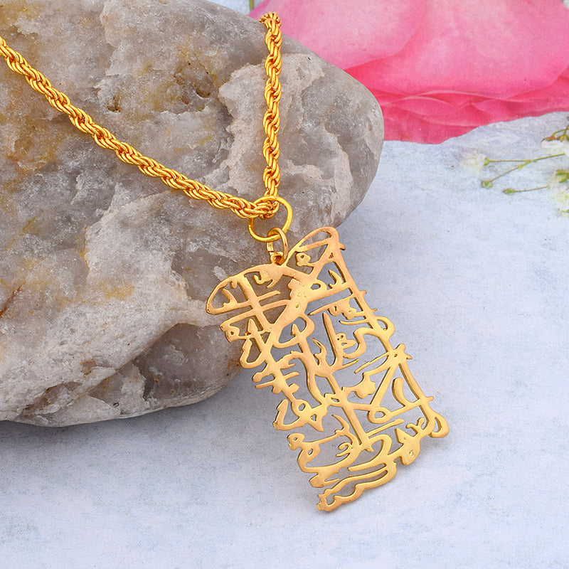Oxidised Gold Plated Fish Necklace Chain