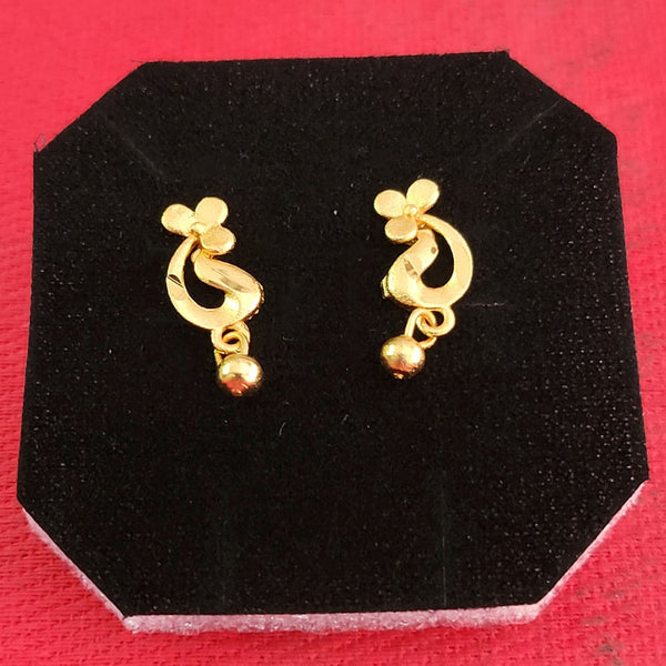 Buy Majestic Flower Design Gold Earrings |GRT Jewellers