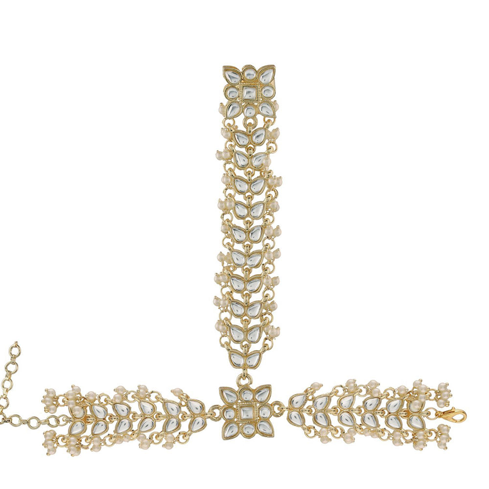 Etnico Gold-Plated Bracelet With Ring (Women)