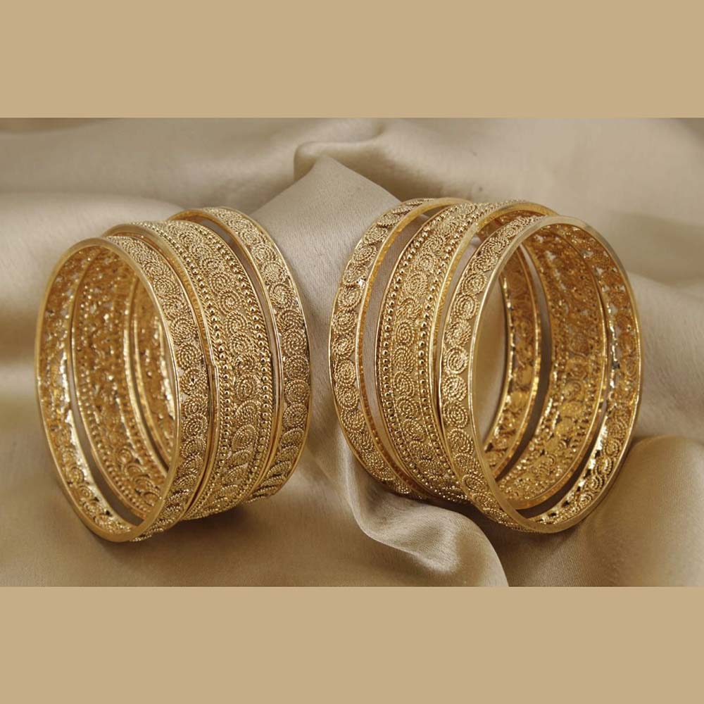 Pooja Bangles Gold Plated Bangles Set
