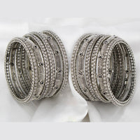 Pooja Bangles Silver Plated Bangles Set