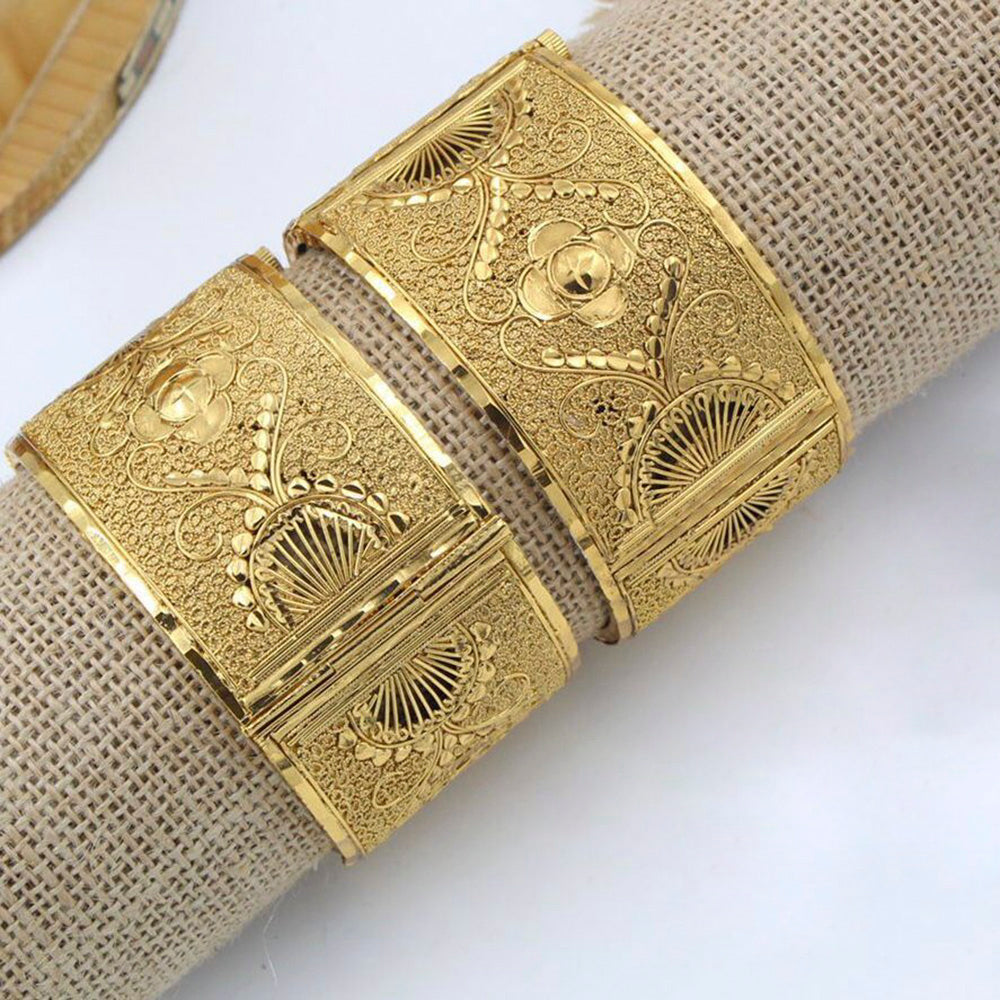 Pooja Bangles Gold Plated Bangles Set