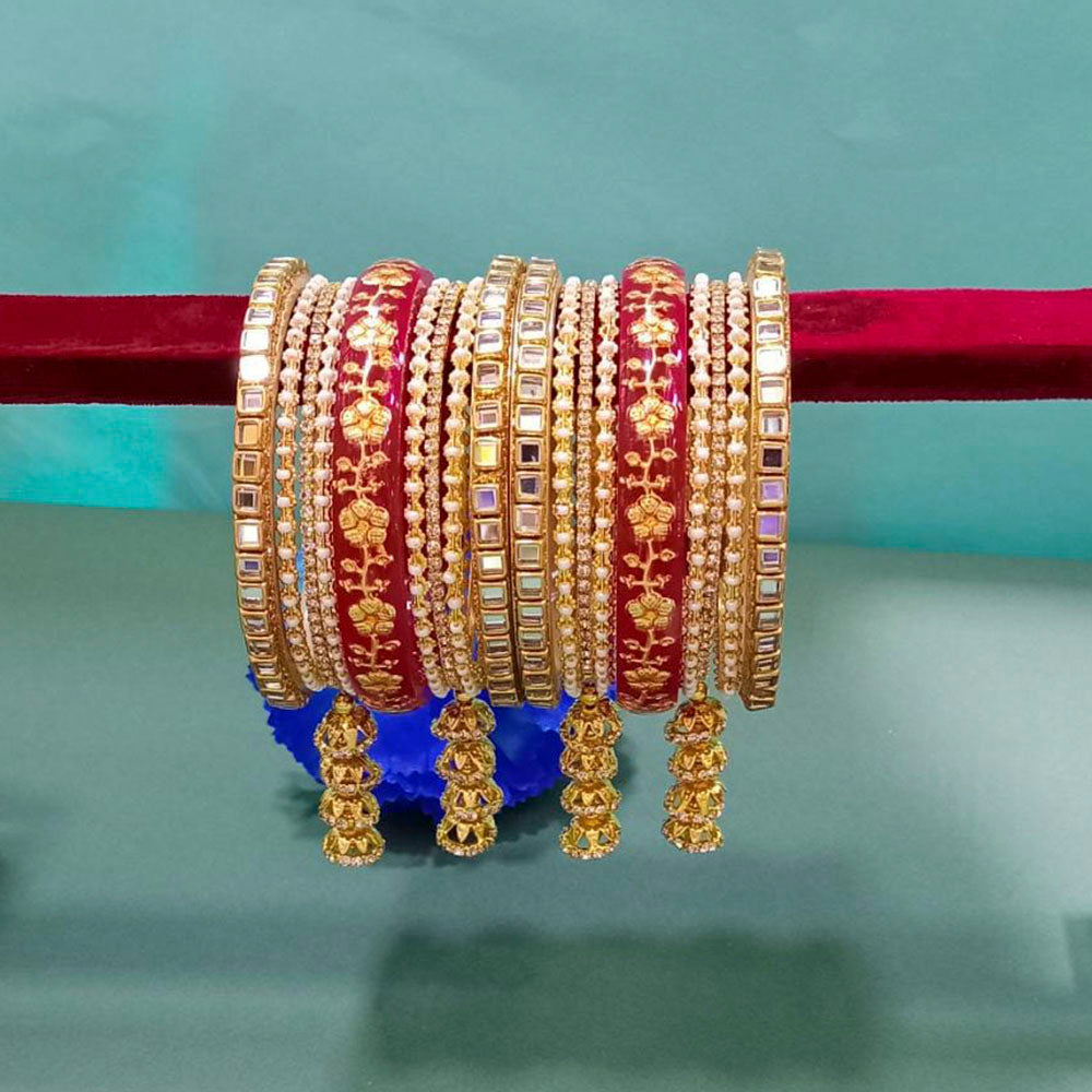 Pooja Bangles  Mirror Acrylic Bangles