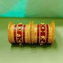 Pooja Bangles  Kundan Stone Acrylic Bangles