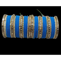 Pooja Bangles Kundan Stone & Thread Bangles