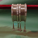 Pooja Bangles Silver Plated Bangles Set
