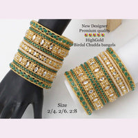 Pooja Bangles Gold Plated  Bridal Chudda Bangles Set
