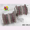 Pooja Bangles Silver Plated  Bridal Chudda Bangles Set