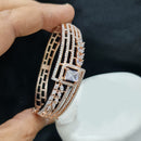 Pooja Bangles Gold & Silver Plated Ad Stone Kada