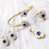 Pooja Bangles Gold Plated Ad Stone Jewellery Combo