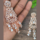 Pooja Bangles Gold Plated AD Stone Dangler Earrings