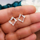 Pooja Bangles Gold Plated AD Stone Stud Earrings