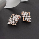 Pooja Bangles Gold Plated AD Stone Stud Earrings